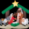 Airblown Holy Family Nativity Large Inflatable Scene