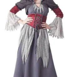 "Banshee - Curly Grey Hair" Halloween Wig