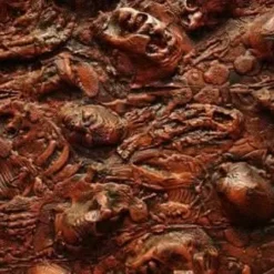 "Blood Wall Panel With Blending Costume" Haunted House Facade