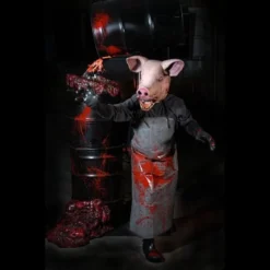 "Butcher Barrel Shocktronic" Live Actor Halloween Animatronic