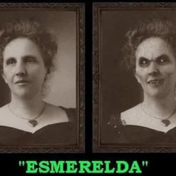 "Changing Portrait - Esmerelda" Hanging Halloween Decoration