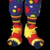 "Clown Shoes And Toe Sock Set" Halloween Costume Accessory