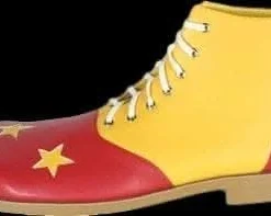 "Clown Shoes - Red/Yellow" Deluxe Halloween Costume Shoes