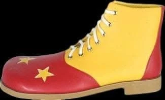 "Clown Shoes - Red/Yellow" Deluxe Halloween Costume Shoes 1 "Clown Shoes - Red/Yellow" Deluxe Halloween Costume Shoes