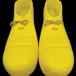 "Clown Shoes - Yellow/Plastic" Halloween Costume Accessory