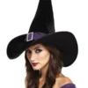 "Elegant Witch - Black/Purple" Halloween Costume Hat