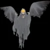 "Flying Reaper" Electric Animated Hanging Halloween Prop