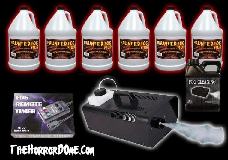 "Fog Machine With Juice, Cleaning Fluid And Timer" Special Effects Combo Package 1 "Fog Machine With Juice, Cleaning Fluid And Timer" Special Effects Combo Package