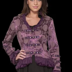 "Gothic Ghostly Jacket In Purple" HD Hollywood Costume