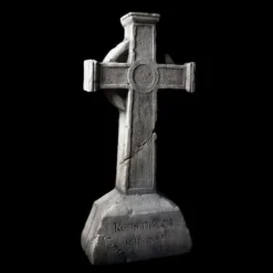 "Gothic Gravestone" Electric Animated Graveyard Prop