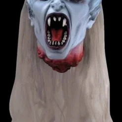 "Gothic Vampiress" Bloody Severed Head Halloween Prop