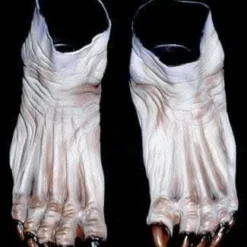 "Gray Monster Deluxe Latex Feet" Halloween Costume Shoes