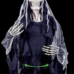 "Groundbreaker Seeking Skeleton" Electric Animated Halloween Prop - Open Box