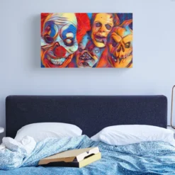 Horror Faces Canvas Print