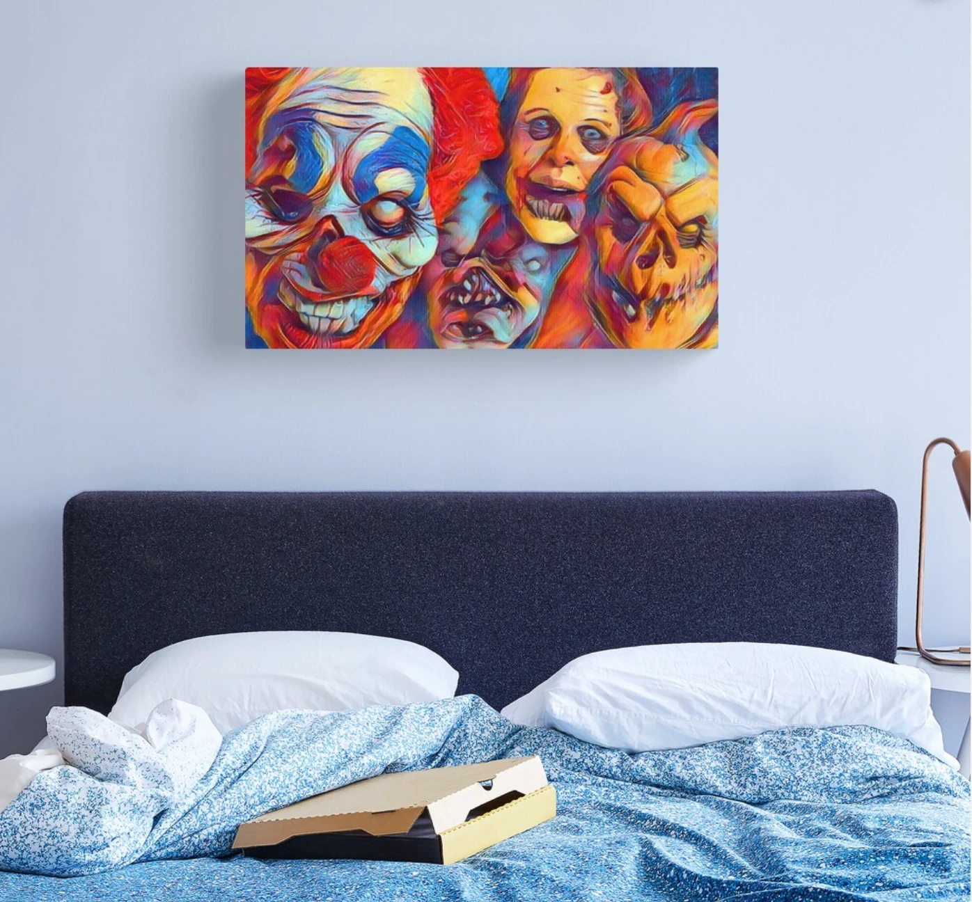 Horror Faces Canvas Print 1 Horror Faces Canvas Print