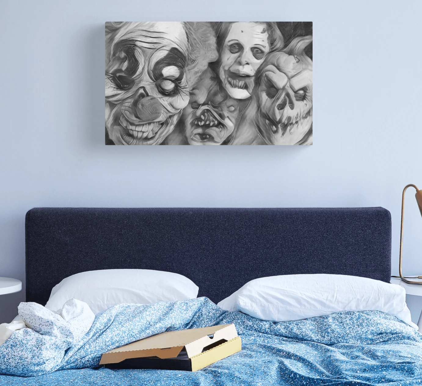 Horror Faces Canvas Print 3 Horror Faces Canvas Print - Image 3