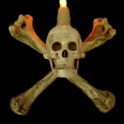 "Humerus Bone Wall Sconce With 3 Inch Skull" Haunted House Lighting
