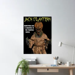 Jack O'Lantern Poster -Halloween Mask Shop jack o lantern poster 29931694751792