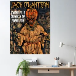 Jack O'Lantern Poster -Halloween Mask Shop jack o lantern poster 29931694784560