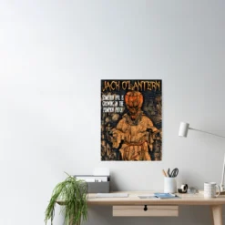 Jack O'Lantern Poster -Halloween Mask Shop jack o lantern poster 29931695112240