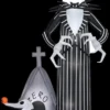 "Jack Skellington And Zero" Air-blown Inflatable Halloween Decoration
