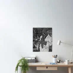 Lab Experiment Poster -Halloween Mask Shop lab experiment poster 29931833262128