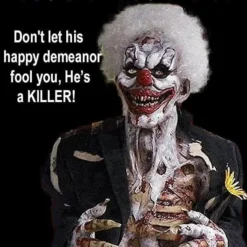 "Last Laugh The Zombie Clown" HD Studios Pro Costume -Halloween Mask Shop last laugh the zombie clown hd studios pro halloween costume 14327195172912