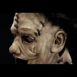 "Leather Hood" Silicone Mask -Halloween Mask Shop leather hood silicone halloween mask with hair 20360382593