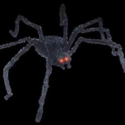"Light-Up Giant Long Hair Spider" Monster Halloween Prop