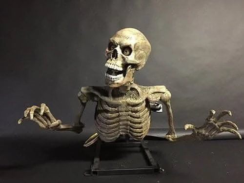 "Lunging Peeper" Skeleton Halloween Animatronic 2 "Lunging Peeper" Skeleton Halloween Animatronic - Image 2