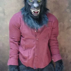 "Lycanthrope" HD Comfort Werewolf Costume -Halloween Mask Shop lycanthrope hd studios comfort fit halloween costume 15348679278640