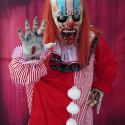 "Movie Clown Suit In Red" Costume -Halloween Mask Shop movie clown suit halloween costume 28432173432880 scaled