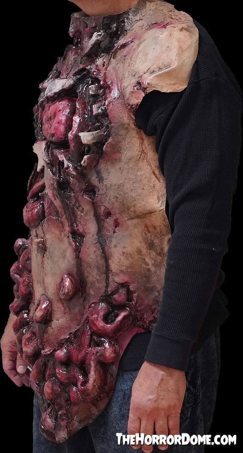 Movie Quality Gutted Zombie Chest" Halloween Costume Accessory 4 Movie Quality Gutted Zombie Chest" Halloween Costume Accessory - Image 4