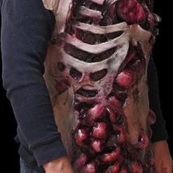Movie Quality Gutted Zombie Chest" Halloween Costume Accessory 6 Movie Quality Gutted Zombie Chest" Halloween Costume Accessory -Halloween Mask Shop movie quality gutted zombie chest halloween costume accessory 28904404910128