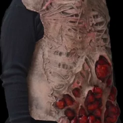 Movie Quality Rotted Zombie Chest" Halloween Costume Accessory -Halloween Mask Shop movie quality rotted zombie chest halloween costume accessory 28904314601520
