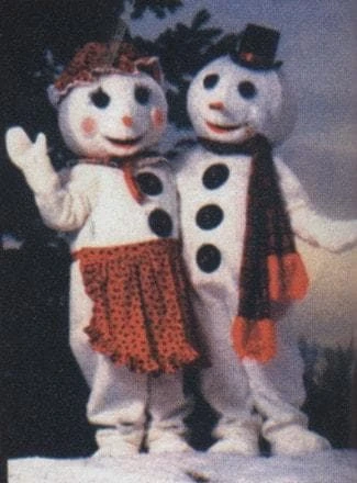 "Mrs. Snowman" Professional Mascot Suit 1 "Mrs. Snowman" Professional Mascot Suit