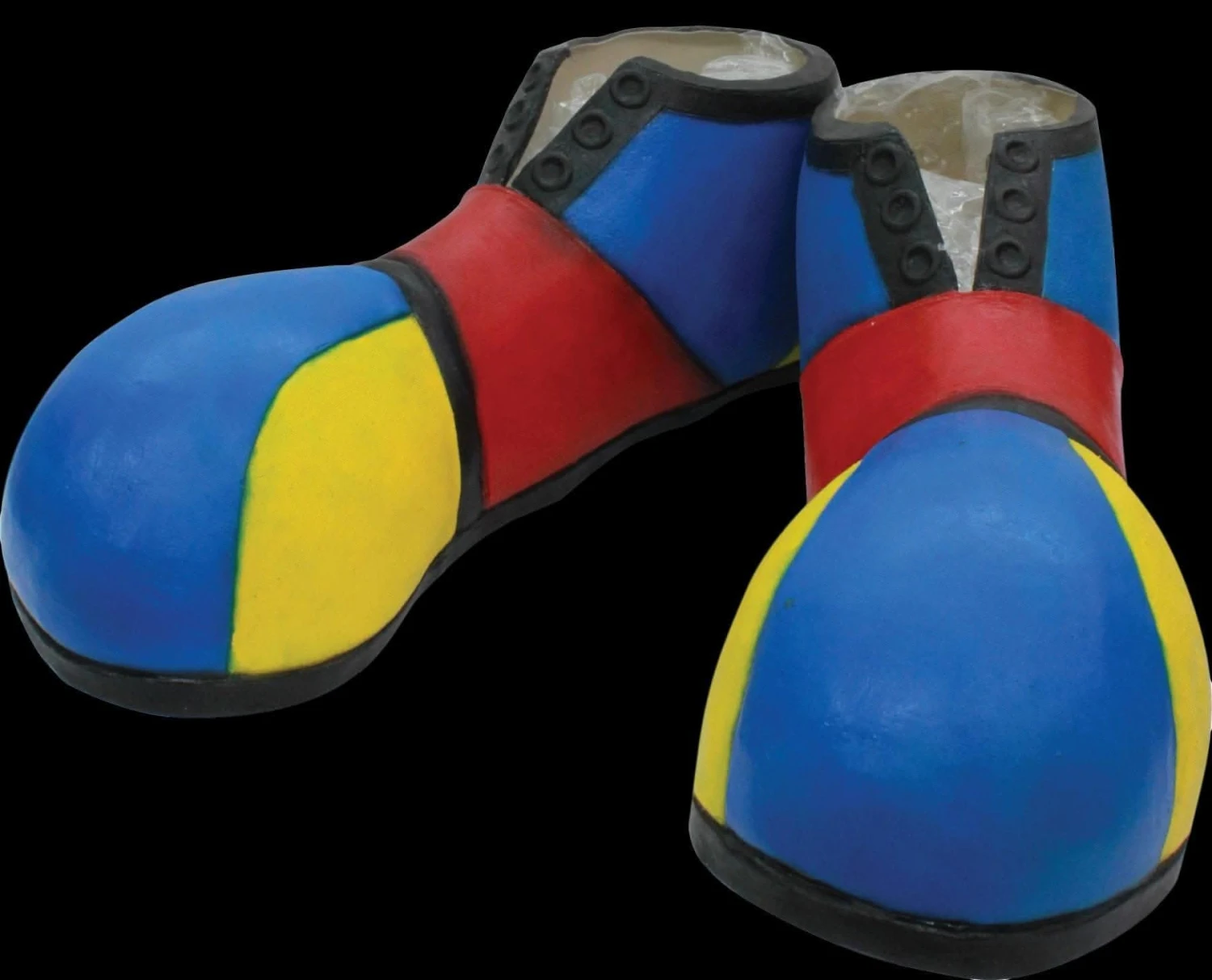 "Multi-Color Clown Shoes - Latex" Halloween Costume Accessory 1 "Multi-Color Clown Shoes - Latex" Halloween Costume Accessory