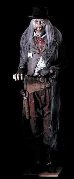 "Old Dead Eye The Zombie Gunslinger" Halloween Prop 1 "Old Dead Eye The Zombie Gunslinger" Halloween Prop