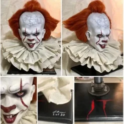 "Pennywise IT" Collector's Bust Halloween Decoration - Limited Run Of 30 Units -Halloween Mask Shop pennywise it collector s bust halloween decoration limited run of 30 units 2317521748001