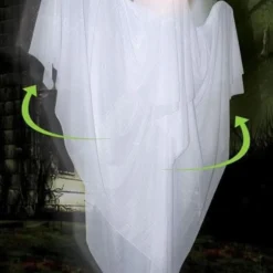"Rotating Ghost" Animated Hanging Halloween Decoration