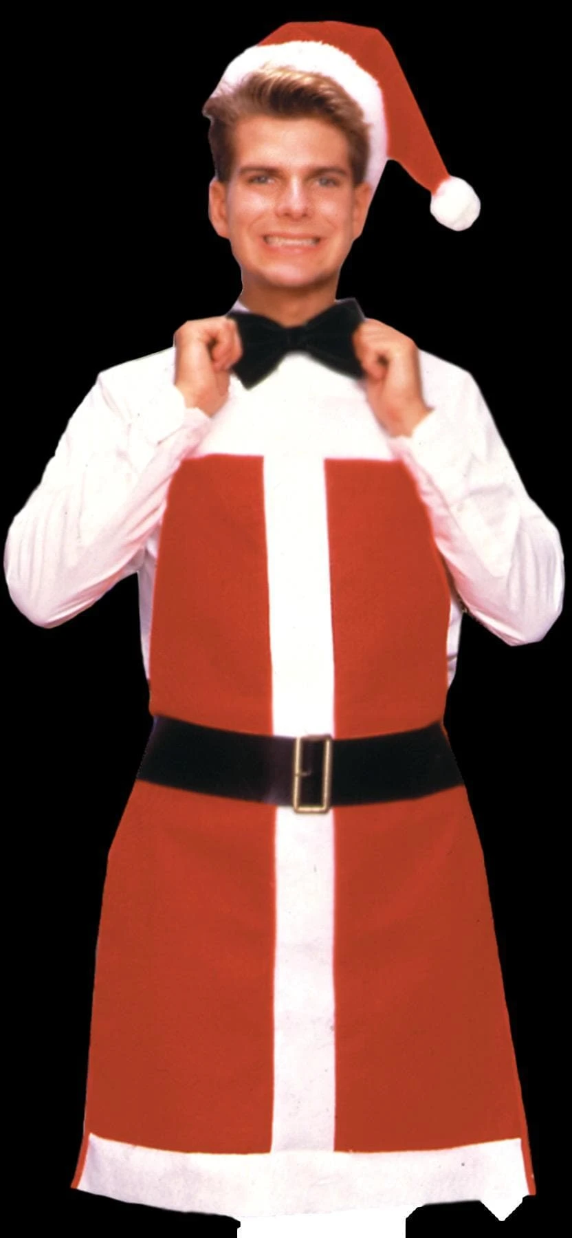 "Santa Clause Bartender Apron" Christmas Costume 1 "Santa Clause Bartender Apron" Christmas Costume