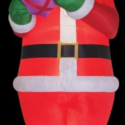 "Santa With Gifts - 16 Foot Tall" Air-Blown Inflatable Halloween Decoration