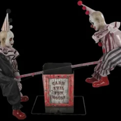 "See Saw Clowns" Electric Halloween Animated Prop