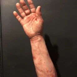 "Severed Male Right Arm - Silicone" Human Body Part Halloween Prop -Halloween Mask Shop severed male right arm silicone human body part halloween prop 28424911224880