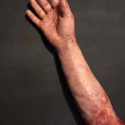 "Severed Male Right Arm - Silicone" Human Body Part Halloween Prop -Halloween Mask Shop severed male right arm silicone human body part halloween prop 28672373751856