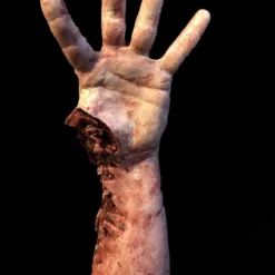 "Shark Bite Silicone Arm" Bloody Body Part Prop