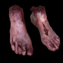 "Silicone Severed Feet" Body Parts Halloween Prop