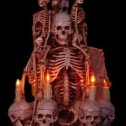 "Skeleton Chandelier" Haunted House Lighting