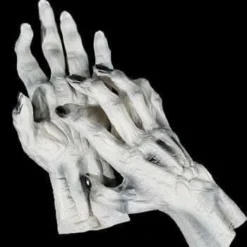"Skeleton Deluxe Latex Hands" Halloween Costume Gloves