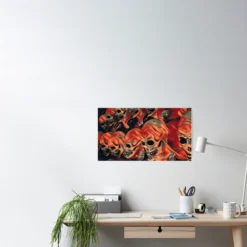 Skull Poster -Halloween Mask Shop skull poster 29931462230064